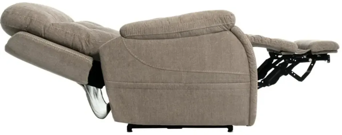 Ovation Power Lift Recliner w/ Adjustable Headrest in Stone by Bellanest