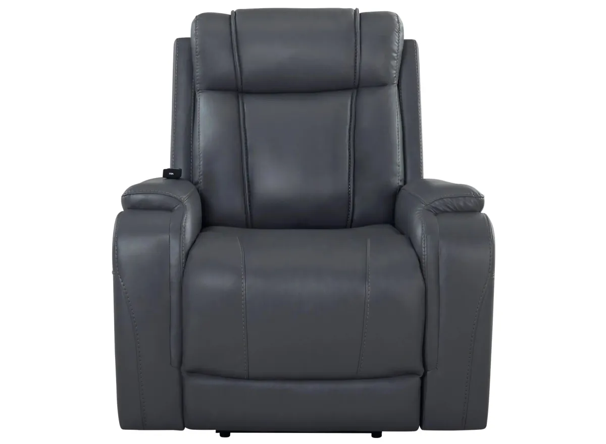 Leland Power Lift Recliner in Dark Gray by High Line Smart Home