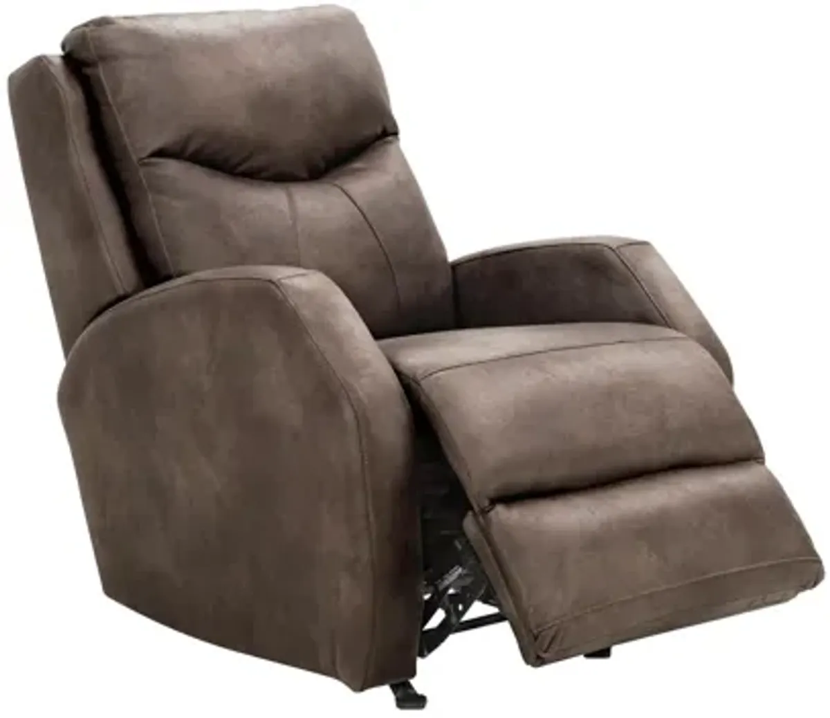 Leon Microfiber Power Recliner w/ Power Headrest, Lumbar, Heat & Massage