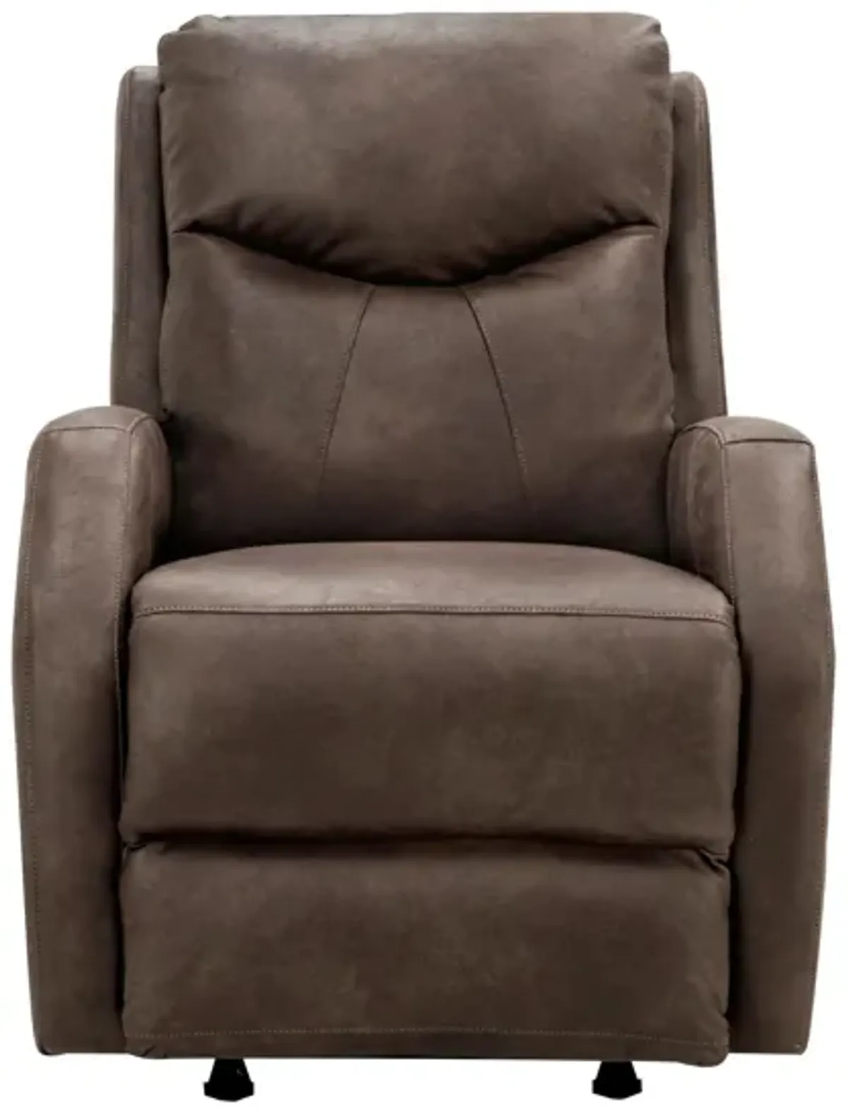 Leon Microfiber Power Recliner w/ Power Headrest, Lumbar, Heat & Massage in Brown by Southern Motion