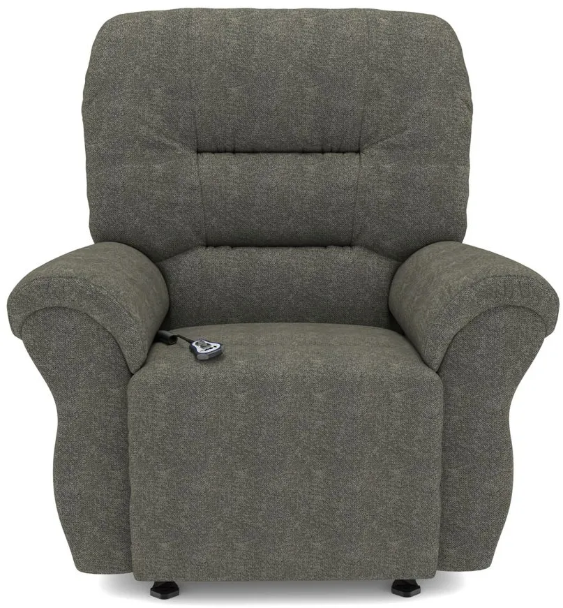 Brent Power Recliner in Smoke by Best Chairs