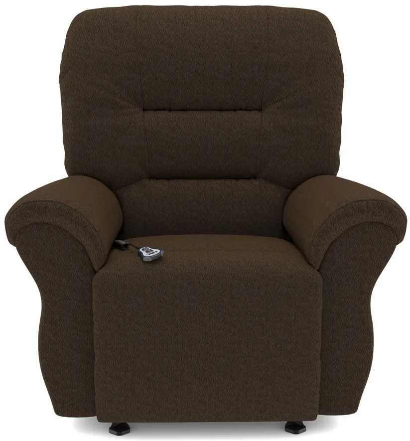 Brent Power Recliner in Chocolate by Best Chairs