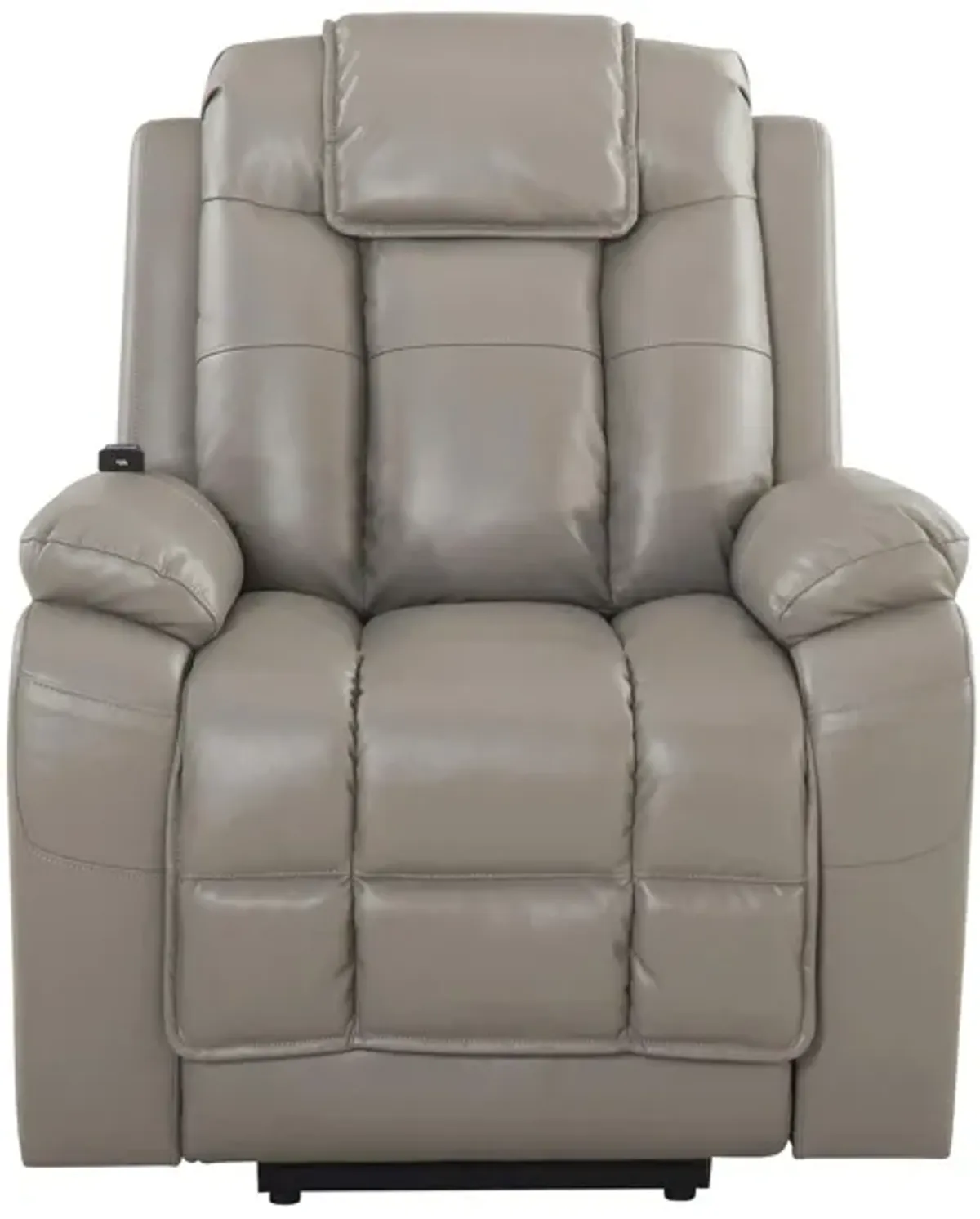 Maynard Power Lift Recliner in Light Gray by High Line Smart Home