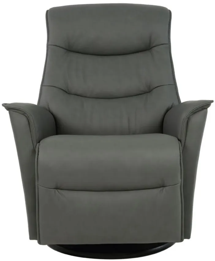 Dallas Small Recliner in SL Grey by Fjords USA