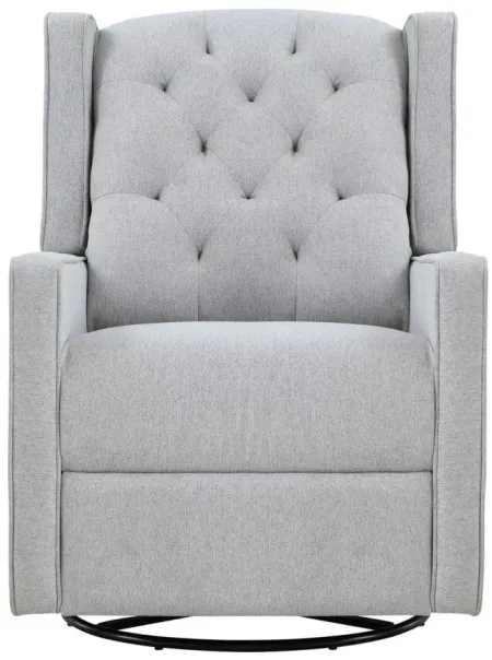 Bryton Gliding Swivel Recliner in Brushed Tweed by Heritage Baby