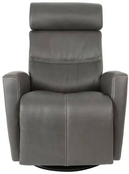 Milan Small Recliner in AL Slate by Fjords USA