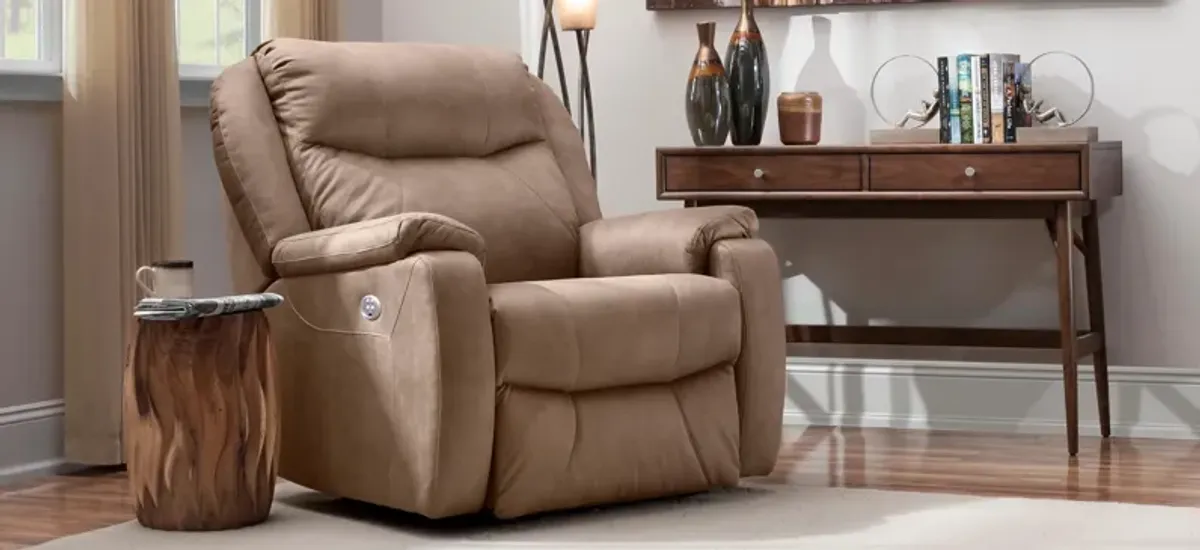 Watson Microfiber Power Recliner w/ Power Headrest