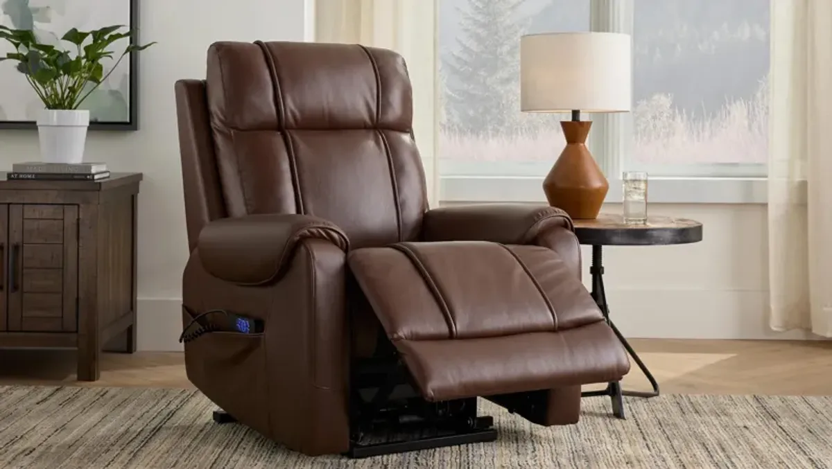 Hickory Power Lift Recliner w/ Power Headrest