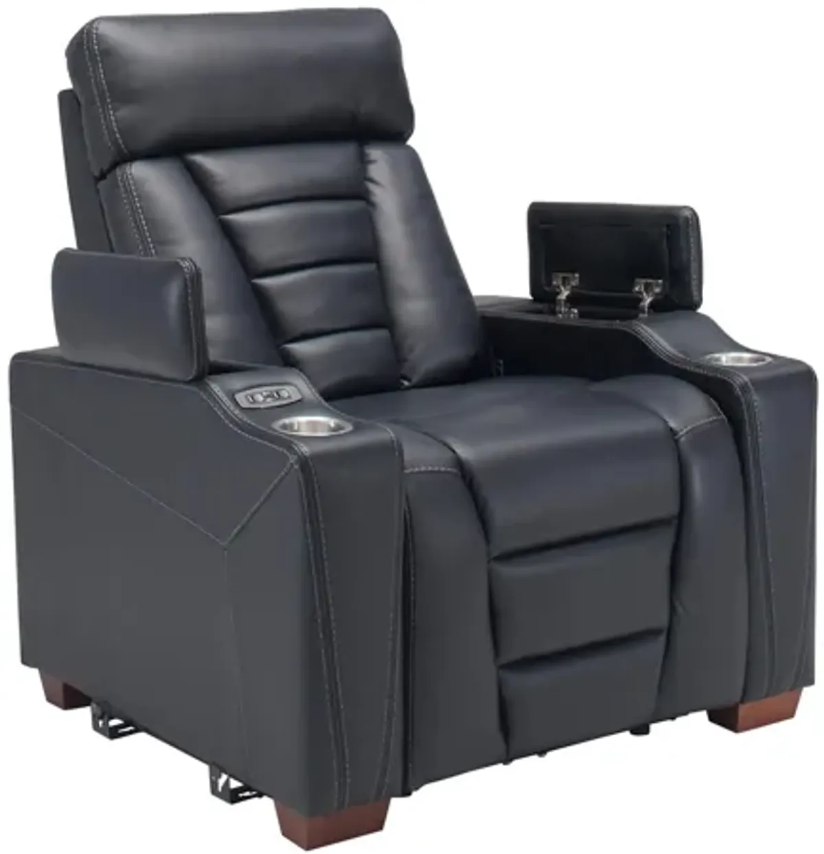 Edison Power Home Theater Recliner w/ Storage