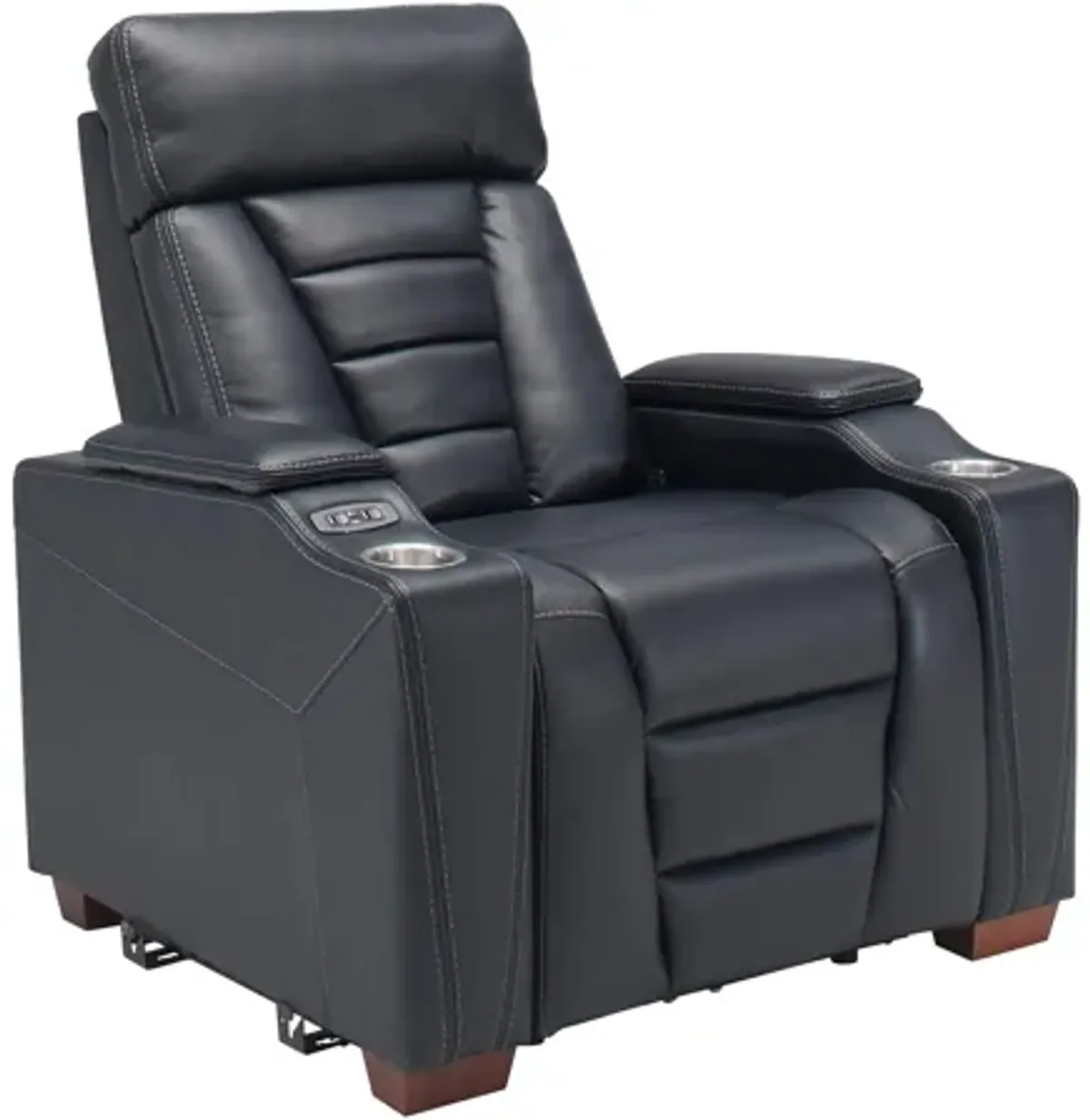 Edison Power Home Theater Recliner w/ Storage