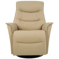 Dallas Large Recliner in SL Latte by Fjords USA