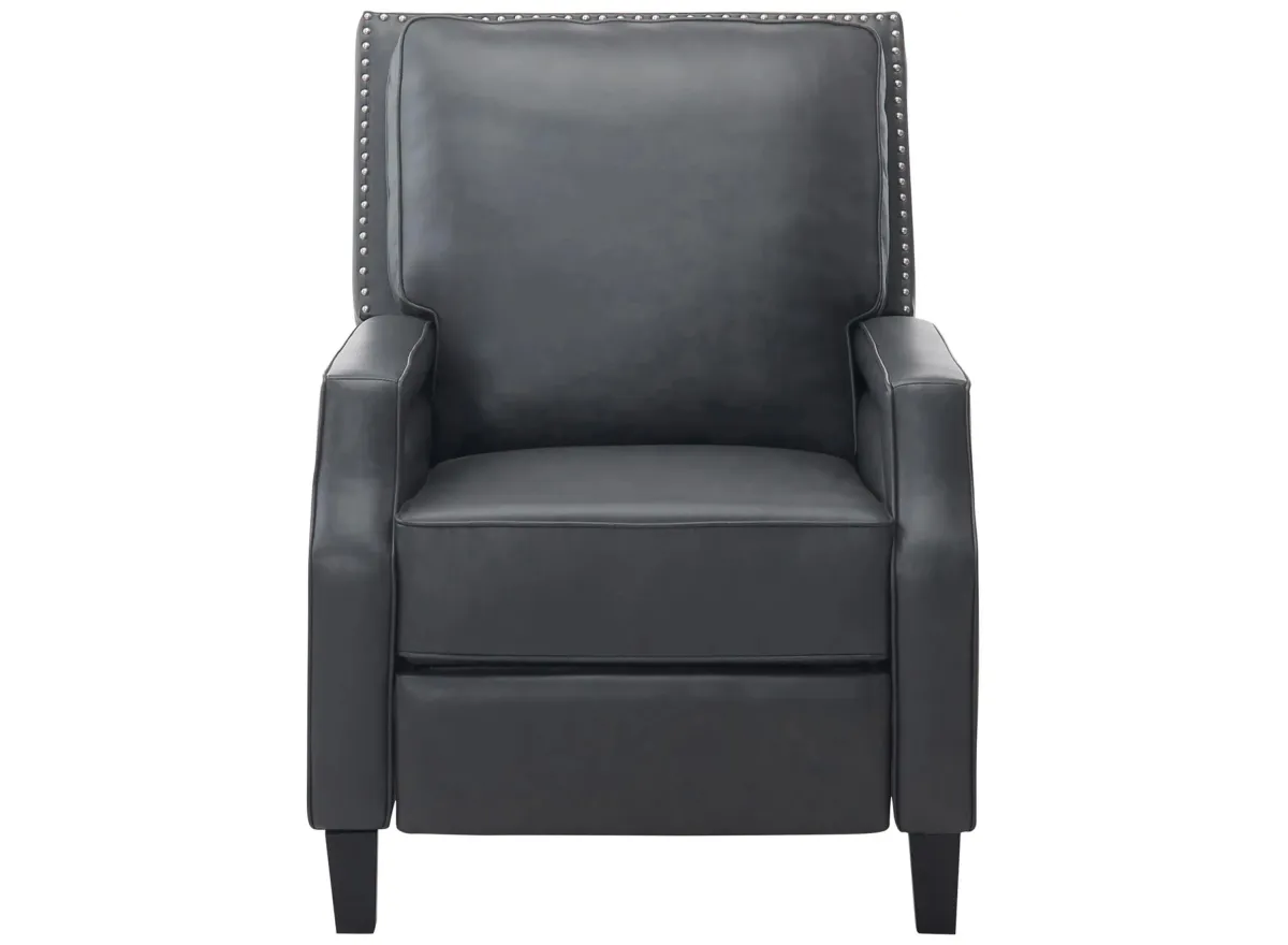 Morgan Push Back Recliner in Gray by Bellanest