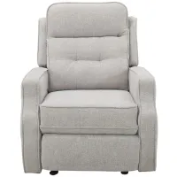 Baylor Glider Recliner in Off-White by Flair