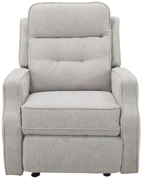 Baylor Glider Recliner in Off-White by Flair