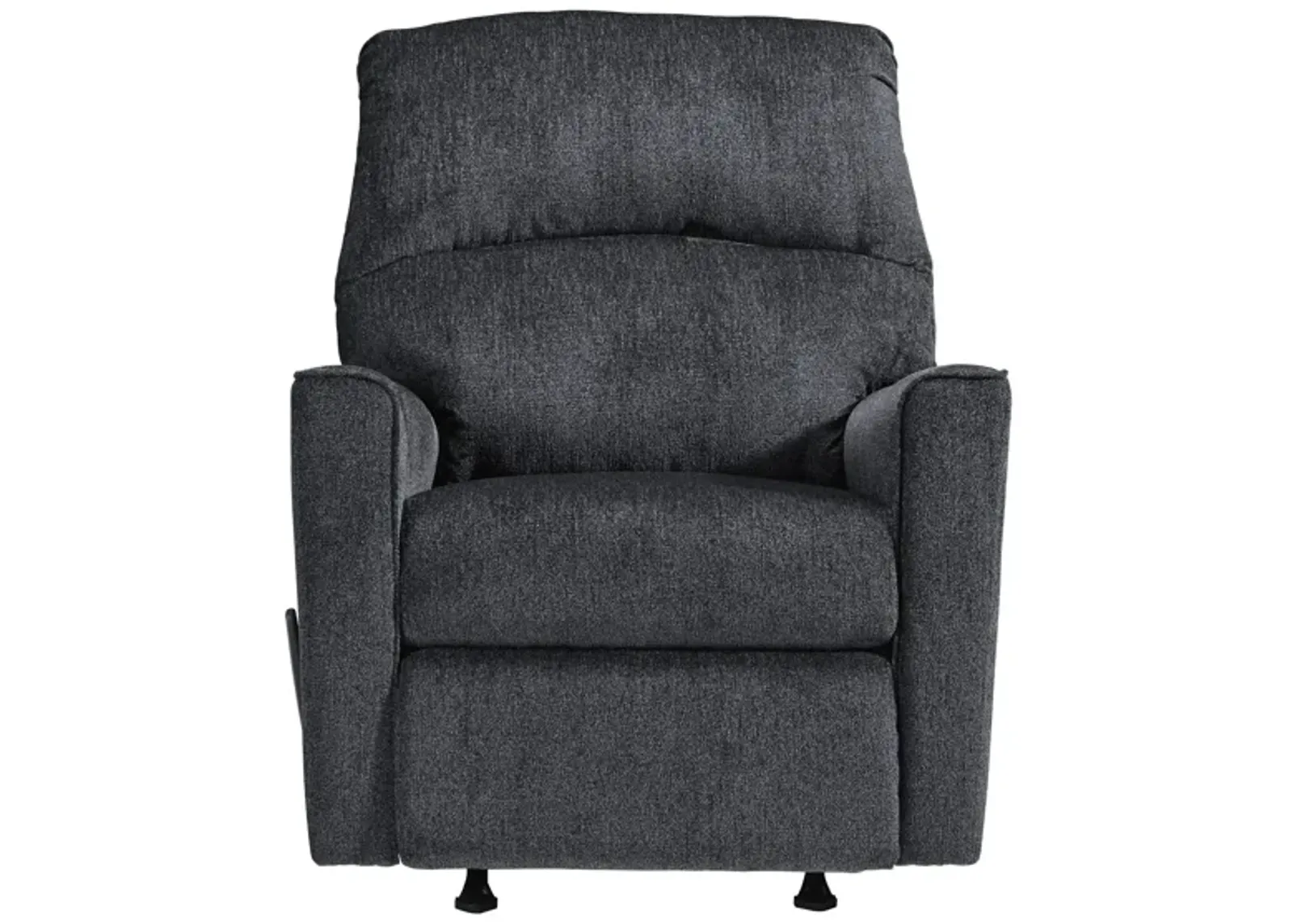 Adelson Chenille Rocker Recliner in Slate Gray by Ashley Furniture