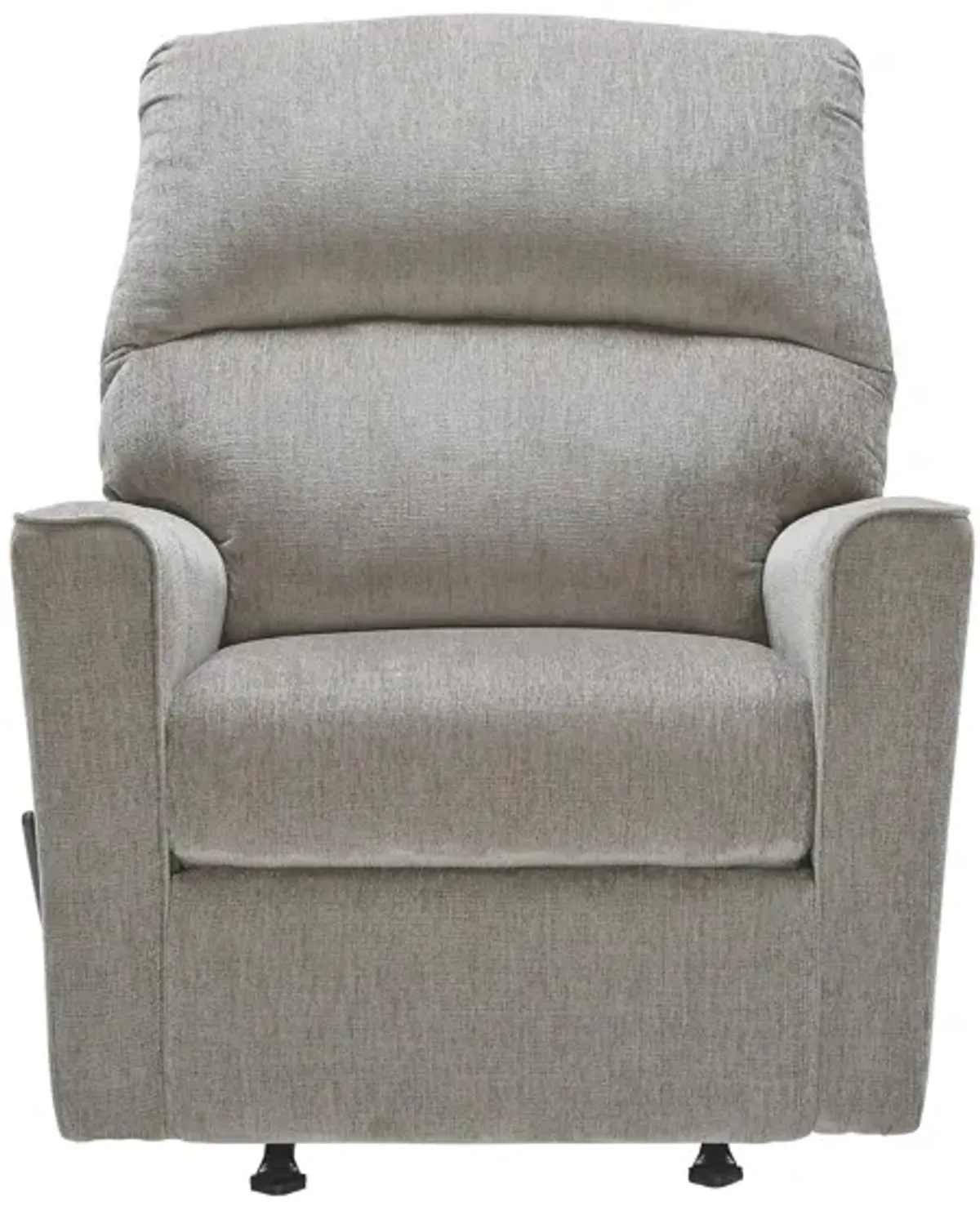 Adelson Chenille Rocker Recliner in Alloy by Ashley Furniture