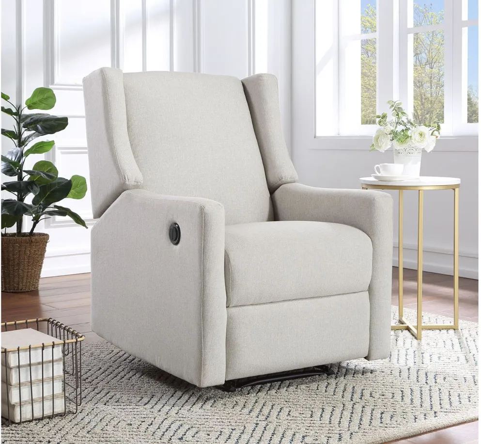 Pronto Power Recliner in Buff Beige by Heritage Baby