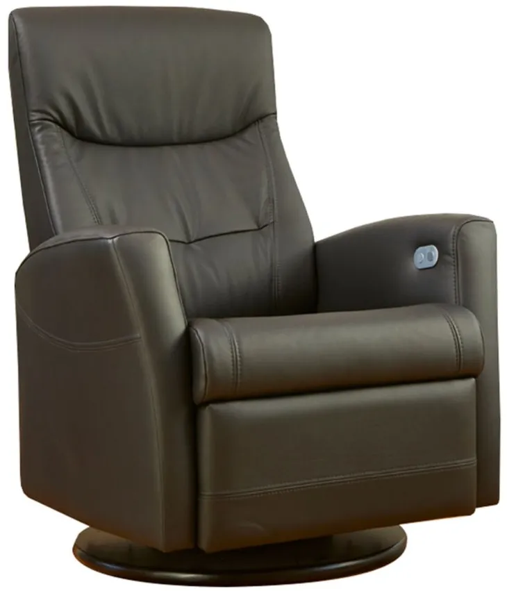 Oslo Small Recliner in NL Black by Fjords USA