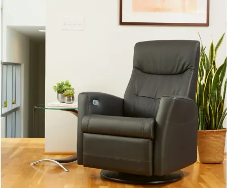 Oslo Large Recliner in NL Black by Fjords USA