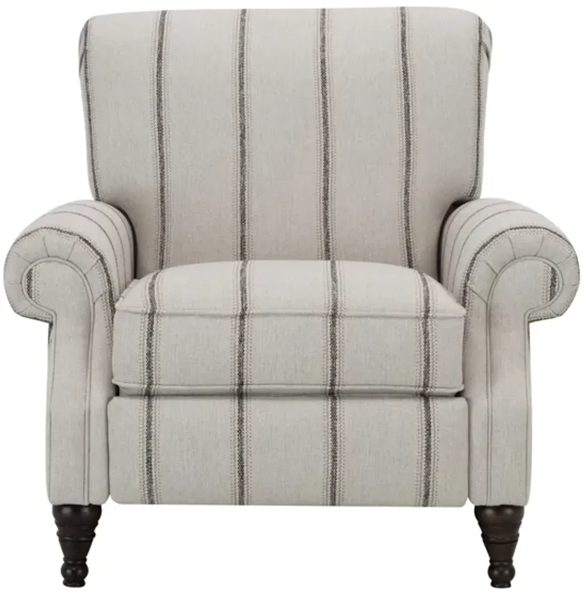 Wilkinson Pushback Recliner in Mercer Street Tuxedo by H.M. Richards