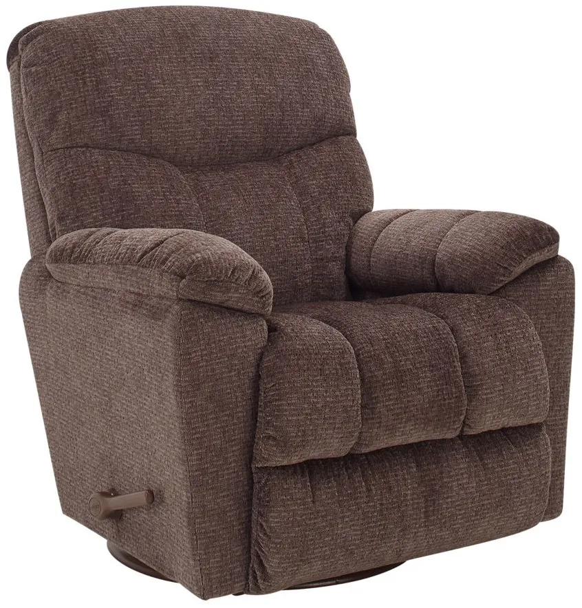 Morrie Chenille Swivel Rocker Recliner in Mocha by La-Z-Boy Recliner