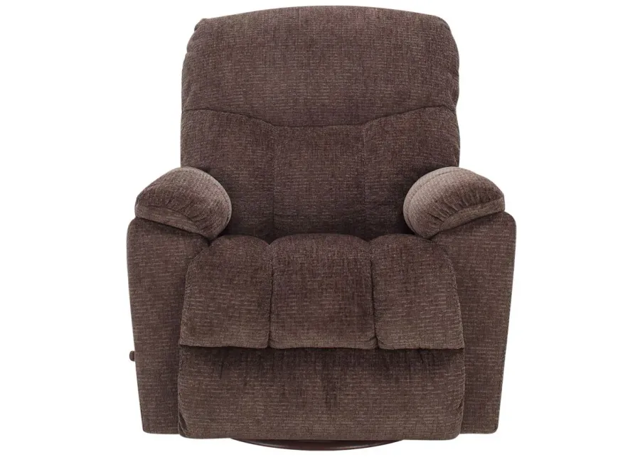 Morrie Chenille Swivel Rocker Recliner in Mocha by La-Z-Boy Recliner