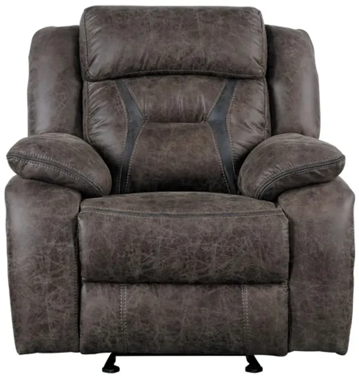 Lecter Reclining Chair in Dark Brown by Homelegance