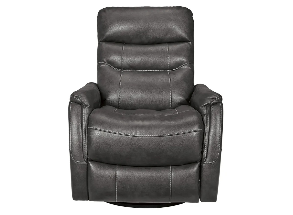 Riptyme Swivel Glider Recliner in Quarry by Ashley Furniture