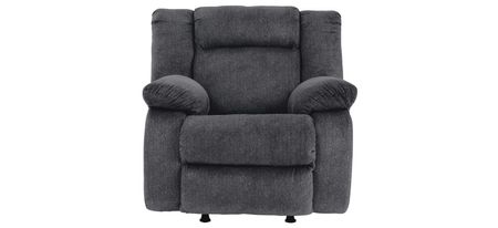 Burkner Power Recliner in Marine by Ashley Furniture