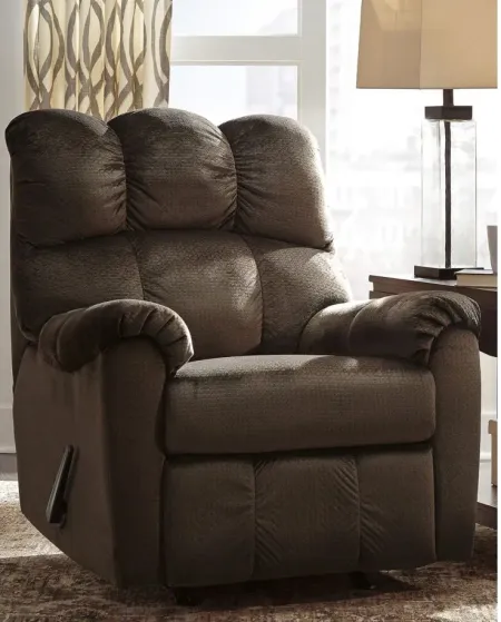 Foxfield Recliner in Chocolate by Ashley Furniture