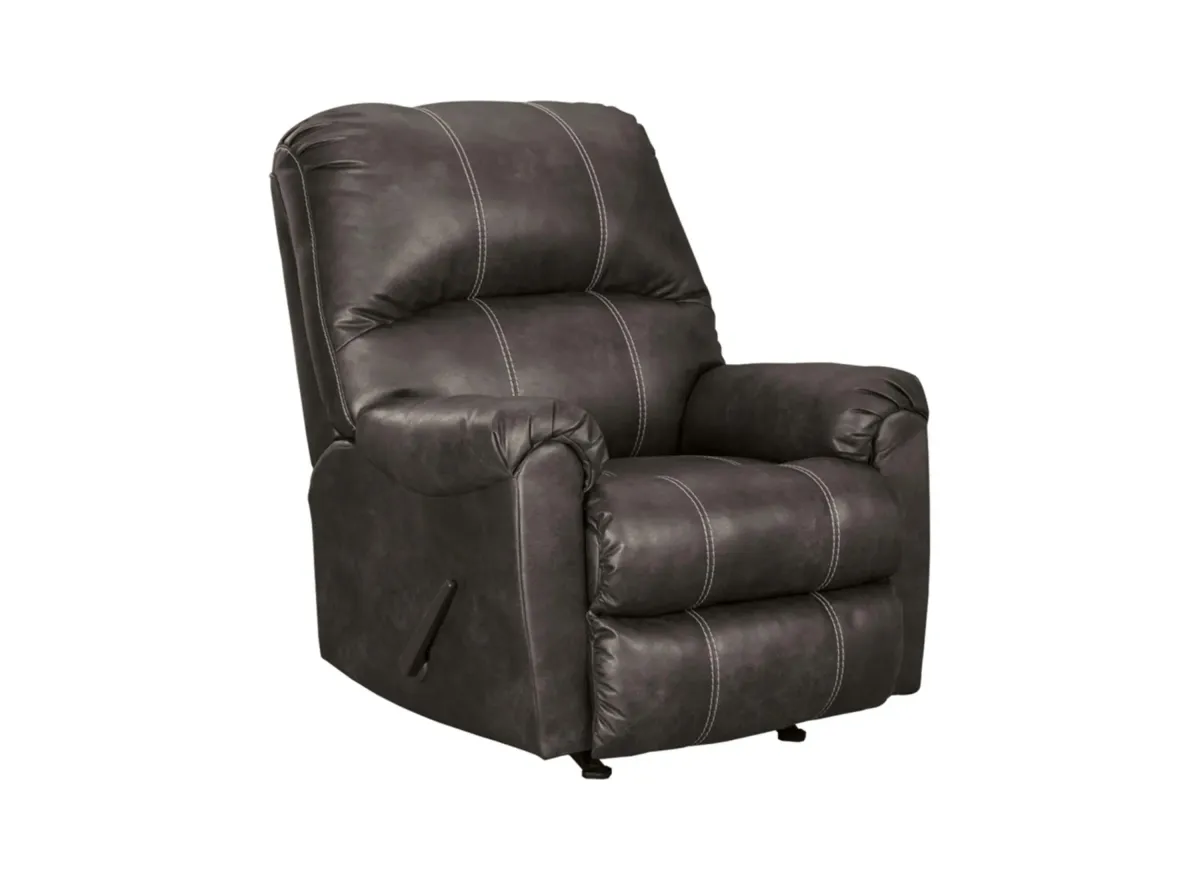 Kincord Rocker Recliner in Midnight by Ashley Furniture