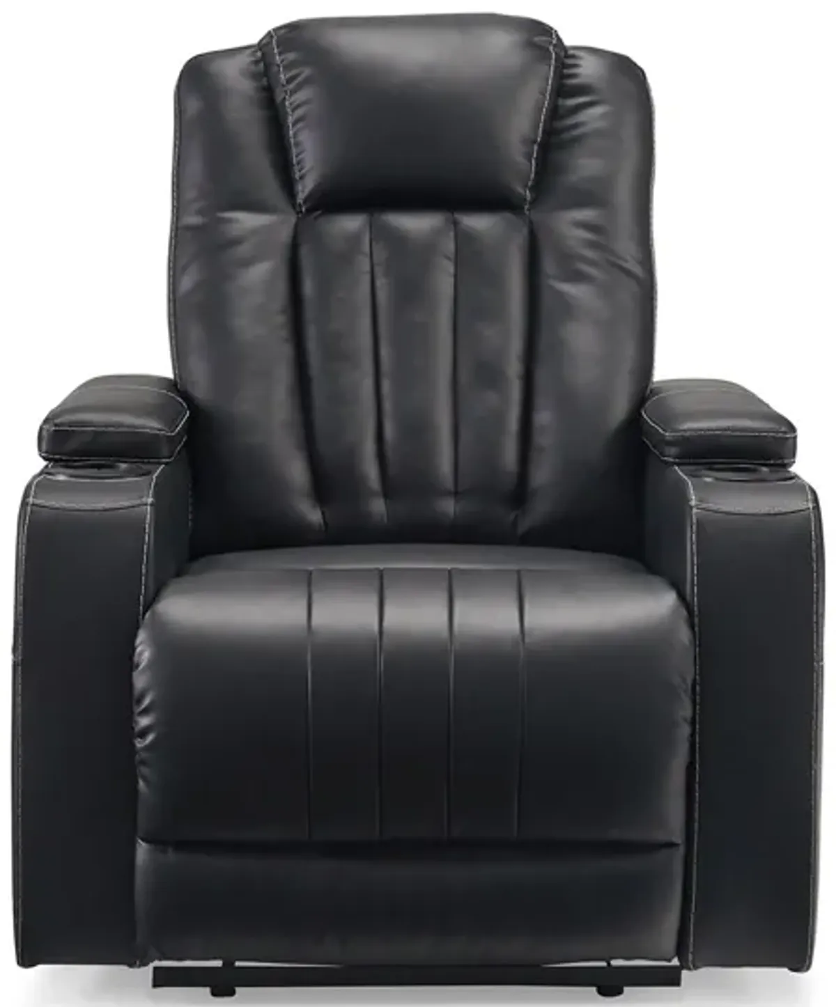 Center Point Recliner in Black by Ashley Furniture