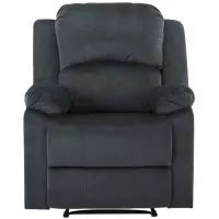 Denver Manual Recliner in Slate Gray by Lifestyle Solutions