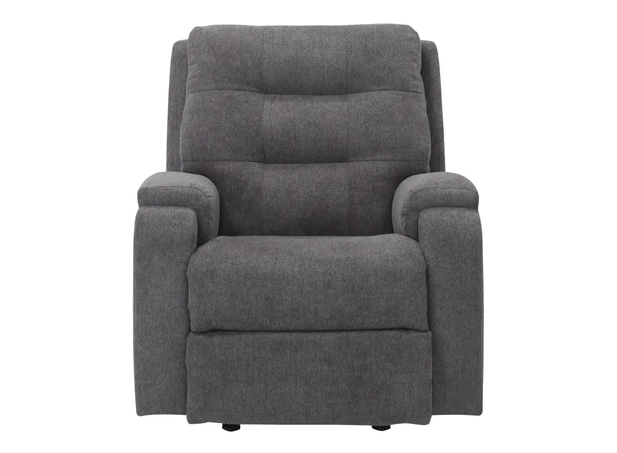 Halenbeck Power Recliner w/ Headrest in Coal by Flexsteel