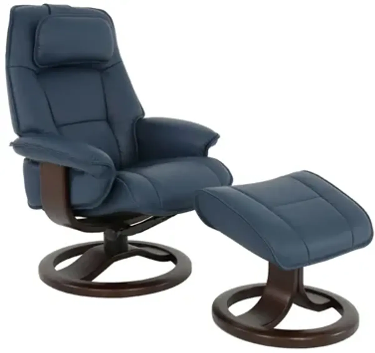 Admiral R Small Recliner and Ottoman