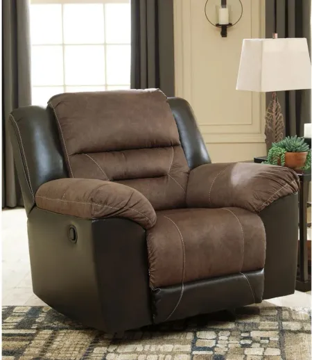 Earhart Recliner in Chestnut by Ashley Furniture
