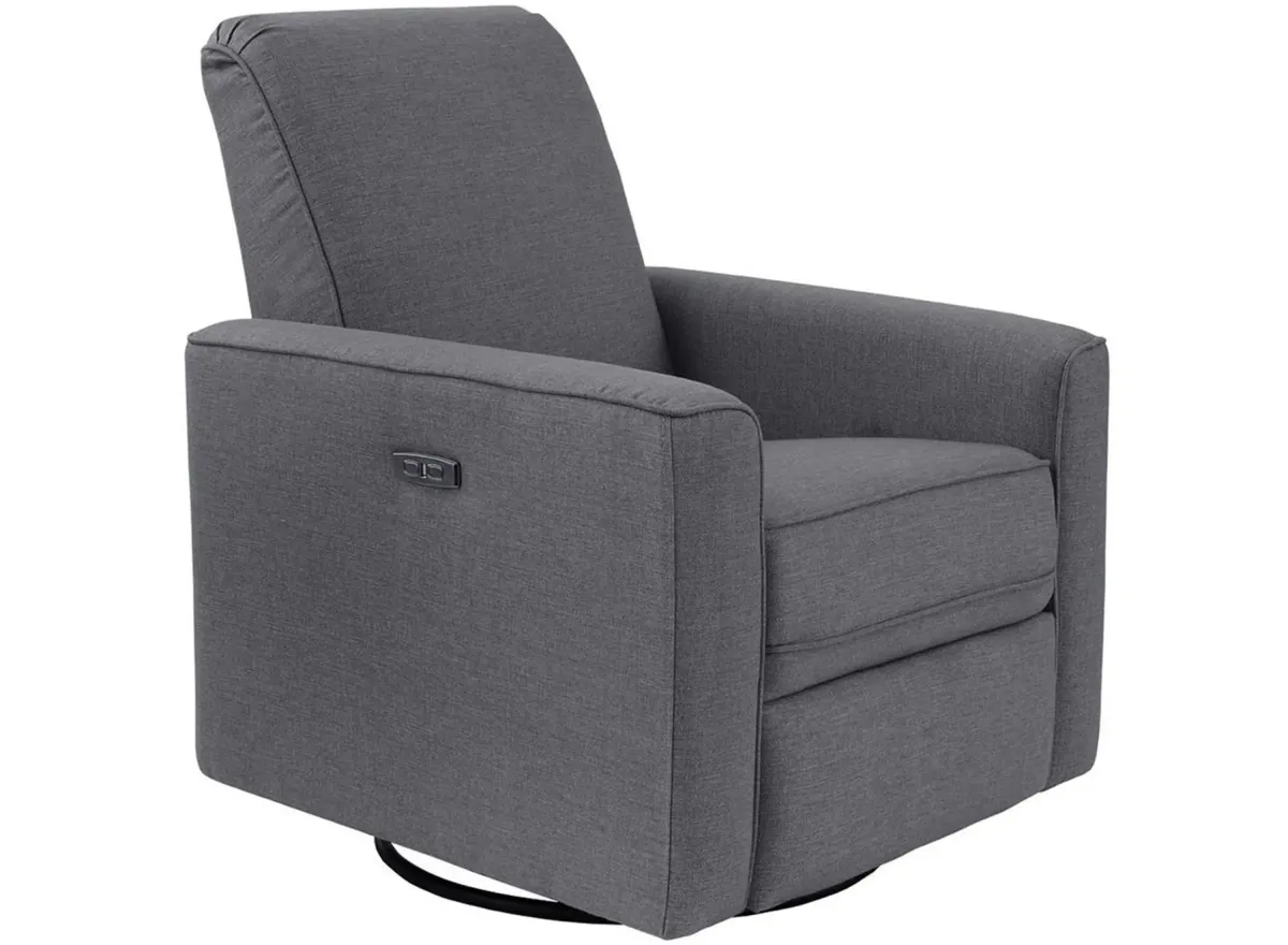 Aspen Power Swivel Glider Recliner in Stone by Westwood Design