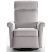 Rolled Power & Battery Recliner in Rene 01 by Luonto Furniture