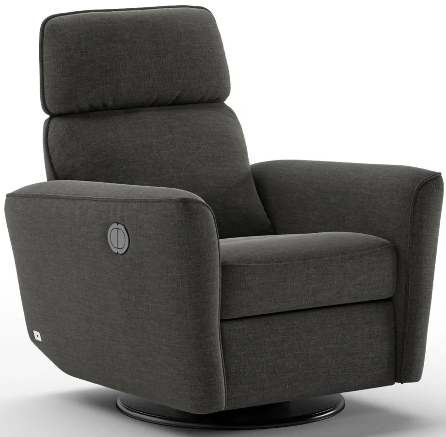 Welted Power & Battery Recliner in Oliver 515 by Luonto Furniture