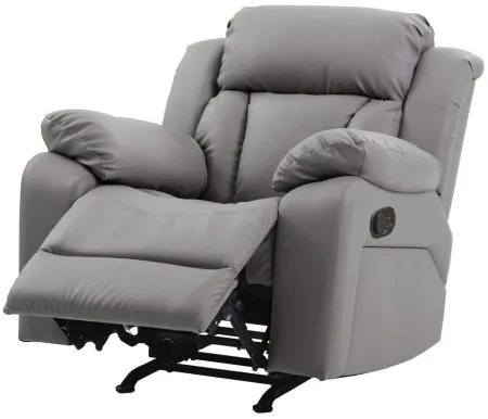 Daria Recliner in Gray by Glory Furniture