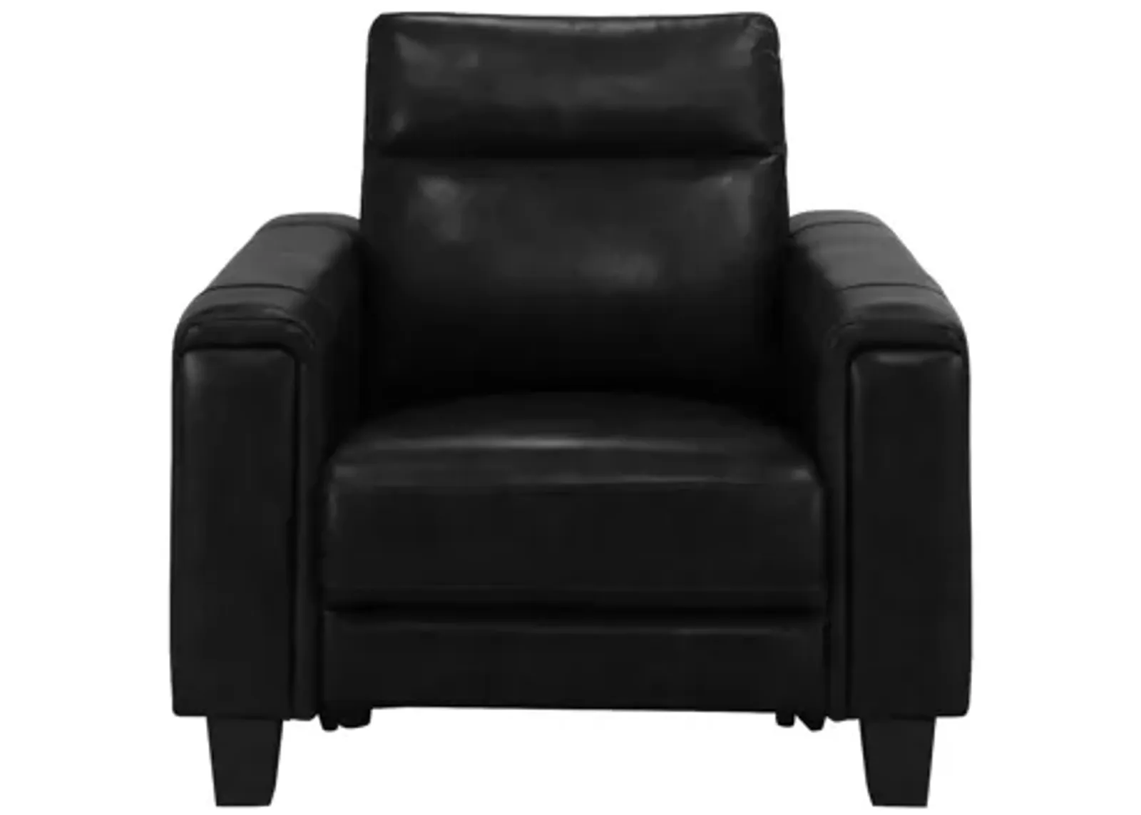 Ace Power Recliner w/ Power Headrest in Black by Bellanest