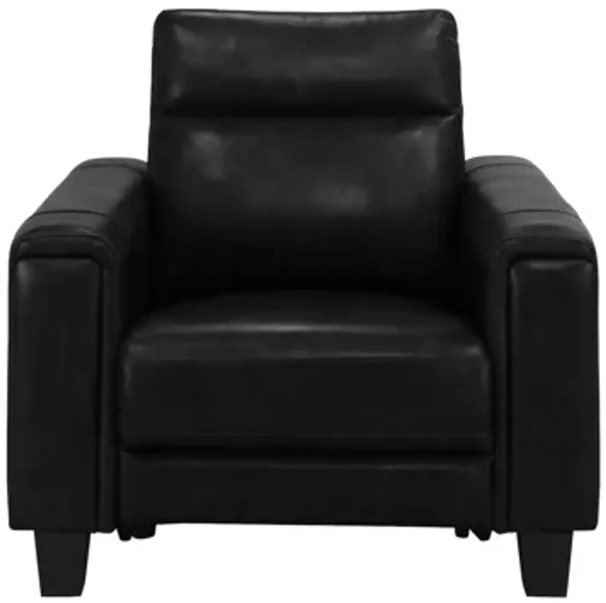 Ace Power Recliner w/ Power Headrest in Black by Bellanest