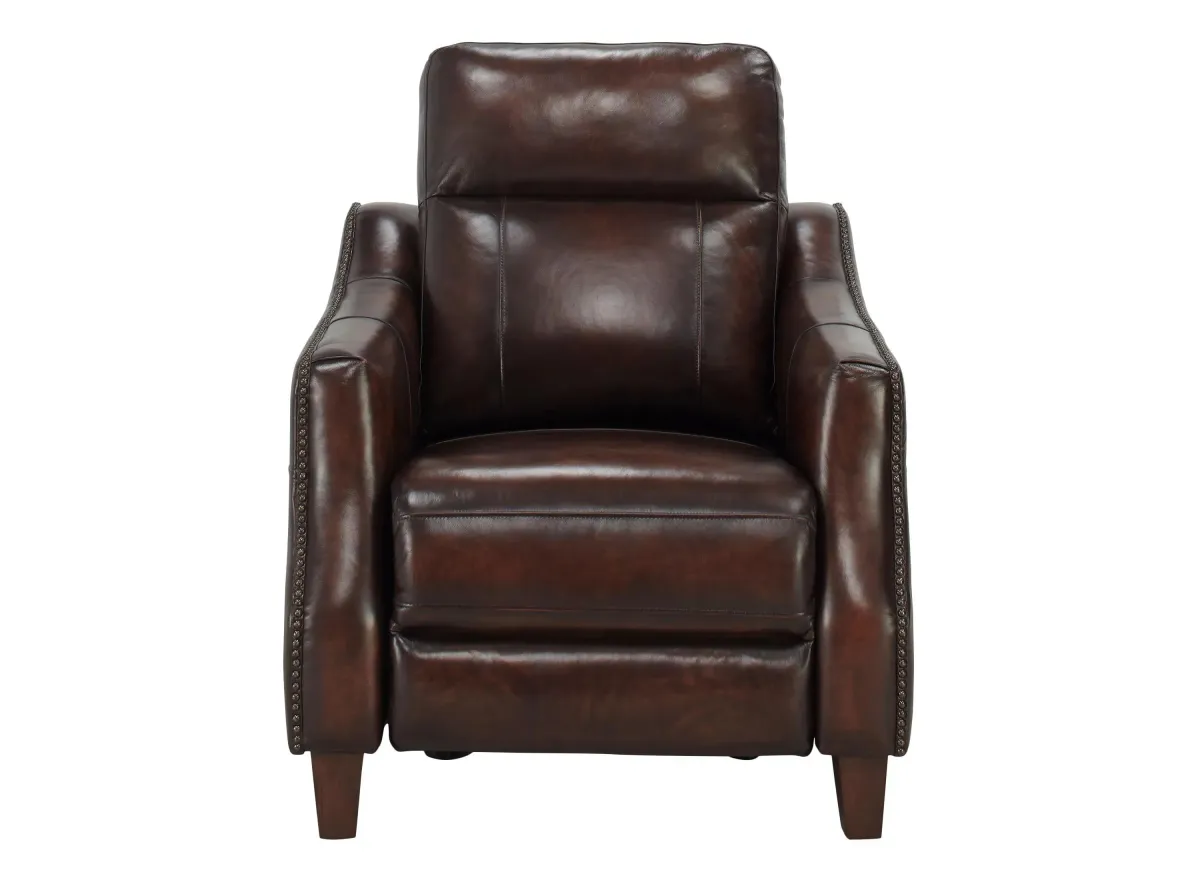 Thomas Power Recliner with Power Headrest in Brown by Bellanest