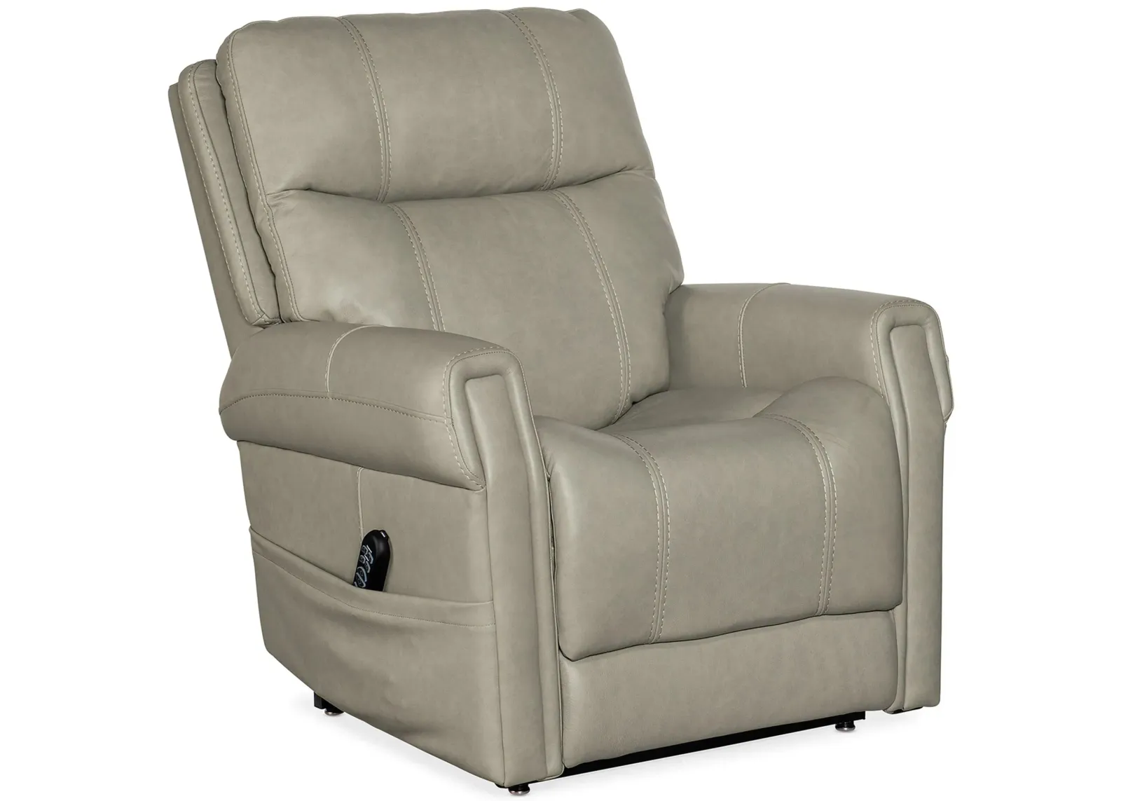 Carroll Power Lift Recliner in Milton Fog by Hooker Furniture