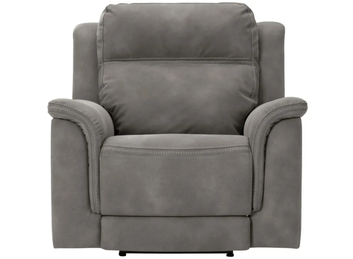 Durapella Power Recliner in Slate by Ashley Furniture