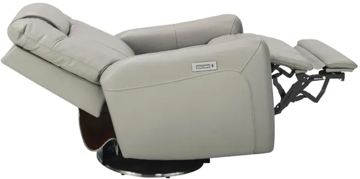 Erickson Power Layflat Swivel Recliner with Power Headrest