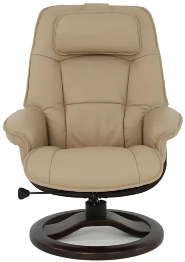 Admiral R Small Recliner and Ottoman