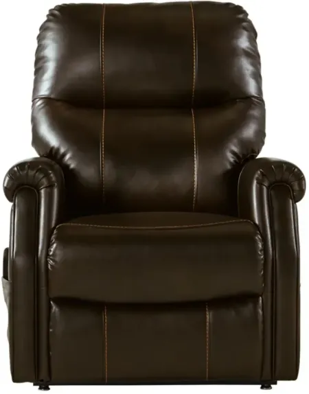 Marik Power Lift Recliner in Chocolate by Ashley Furniture