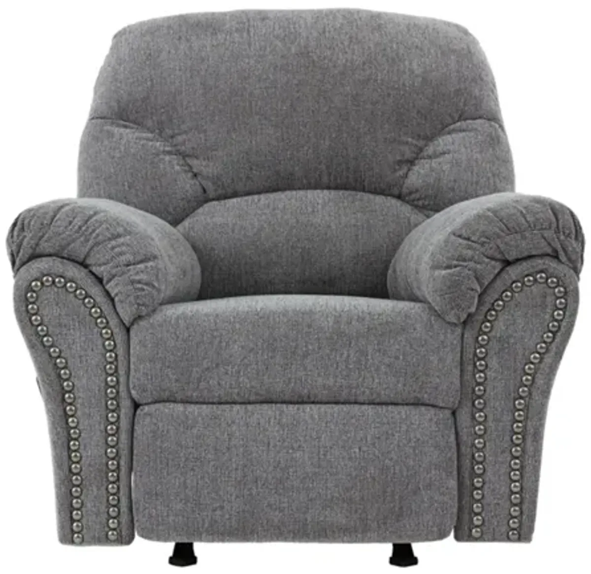 Allmaxx Rocker Recliner in Pewter by Ashley Furniture