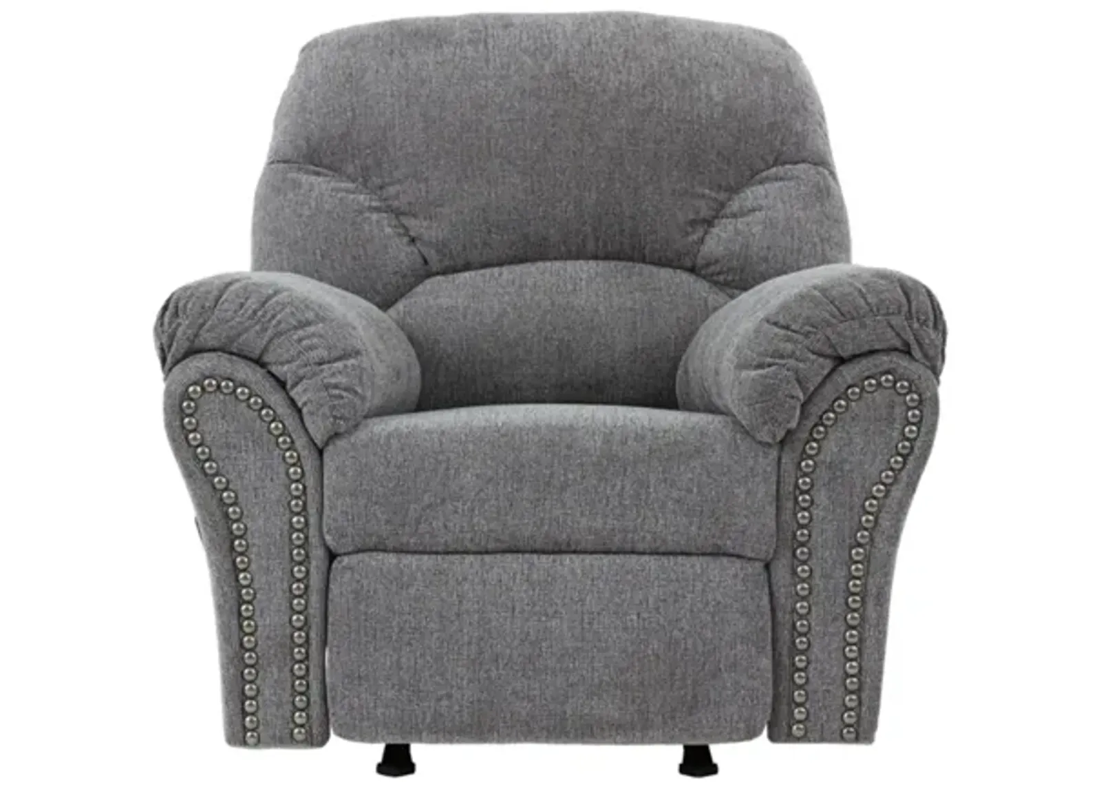 Allmaxx Rocker Recliner in Pewter by Ashley Furniture